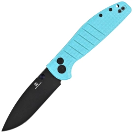 Nóż składany Bestechman Goodboy Blue G10, Grey DLC D2 by Keanu  Alfaro (BMK04C)