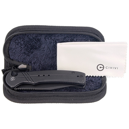 Nóż CIVIVI Cogent Black G10, Black Stonewashed (C20038E-1)
