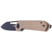 Nóż składany Kubey Royal Tan G10, Dark Stonewashed D2 by Colin Maisonpierre (KU321E)