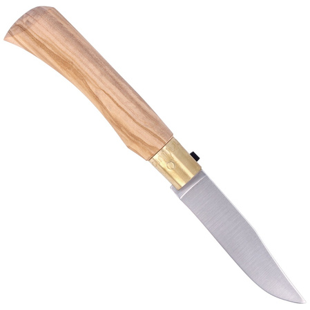 Nóż składany Antonini Old Bear Classical M Olive Wood, Satin C70 (9306/19_LU)