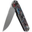 WE Knife Navo Nebula Fat Carbon Fiber, Hand Rubbed Satin CPM 20CV by Ostap Hel (WE22026-4)