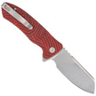 Nóż składany Kubey Creon Red/Black G10, Damascus (KU336B)