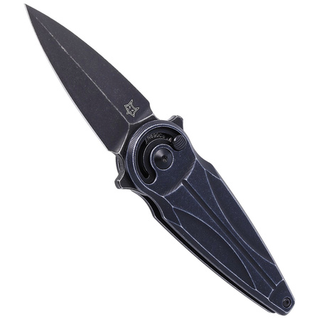 Nóż FOX Saturn, Black Aluminium, Black Stonewashed  N690Co by Denis Simonutti (FX-551 ALB)