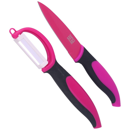 Zestaw Taylor's Eye Nóż Obierak i Obieraczka Pink (377800)