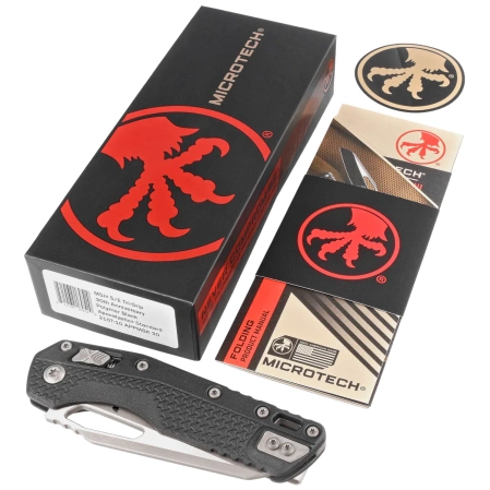 Microtech MSI S/E 30th Anniversary Knife Black Tri-Grip Polymer, Apocalyptic M390MK by Tony Marfione (210T-10APPMBK30)