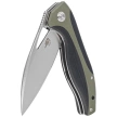 Bestech Komodo Black/Green G10, Stonewashed/Satin D2 Knife (BG26A)