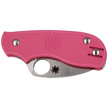 Spyderco Squeak Lightweight Pink PlainEdge Knife (C154PPN)