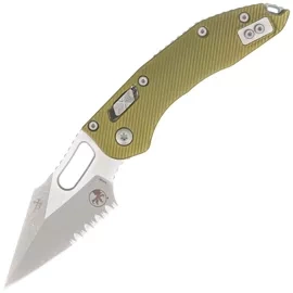 Microtech Stitch Ram-Lok S/E Knife OD Green Fluted Aluminum, Apocalyptic P/S M390MK by Borka Blades and Tony Marfione (169RL-11APFLOD)