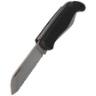 Nóż składany żeglarski MAC Coltellerie Boat 2 Black PP/TPE,  Satin W 1.4034 (MC BOT2.N)