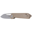 Kubey Royal Knife Tan G10, Beadblasted D2 by Colin Maisonpierre (KU321D)