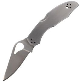 Spyderco Byrd Meadowlark 2 Stainless, PlainEdge (BY04P2)