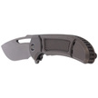 WE Knife Minax Gray Titanium, Gray Stonewashed CPM 20CV by Ferrum Forge (2007B)