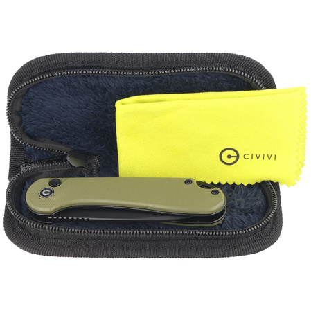 Nóż składany Civivi Button Lock Elementum II OD Green G10, Black Stonewashed Nitro-V (C18062P-3)