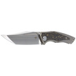 Nóż składany Bestech Togatta Light Bronze Titanium/Damascus Copper Carbon Fiber, Satin M390 by Koens Craft (BT2102G)