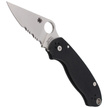 Spyderco Para 3 G-10 Black CombinationEdge Knife (C223GPS)