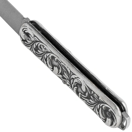 Fox Vulpis LE No 140/300 Pocket Knife Sterling Silver 925, Polished M390 (FX-VP130 AG)