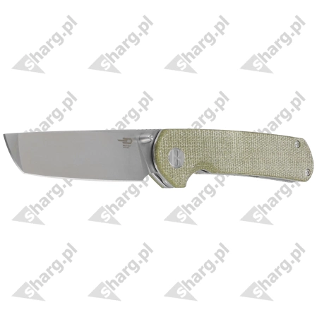 Nóż składany Bestech Sledgehammer Beige Micarta, Satin /  Stonewashed D2 (BG31D)