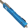 Microtech Ultratech T/E OTF Knife Blue Aluminum, Bronzed M390 by Tony Marfione (123-13BL)