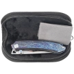 Nóż składany Remette Wild Species Dark Blue Titanium, Hand Grinding M390 (WD108-B)