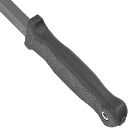 Demko Armiger 4 Spear Point Knife Black TPR, Black Powder Coated 80CrV2 by Andrew Demko (ARM4-80CrV2-BLK-SPR)