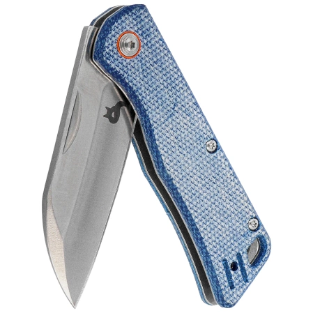 Nóż składany BlackFox Teeny Blue Micarta, Satin D2 (BF-785 MIBL)