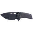 Nóż składany WE Knife Mini Malice Black Titanium, Black Stonewashed CPM 20CV by Ferrum Forge (WE054BL-1)