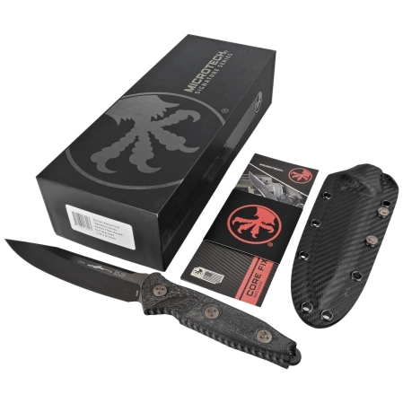 Nóż Microtech Socom Alpha S/E Signature Carbon Fiber, DLC M390 by Tony Marfione (113-1DLCCFS)