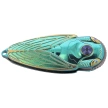 Nóż składany Rike Knife RK Cicada-GG Green / Gold Titanium, Bead Blasted M390