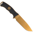 Puma Solingen Hunting Knife Wood, Gold Titanium Coating (326213)
