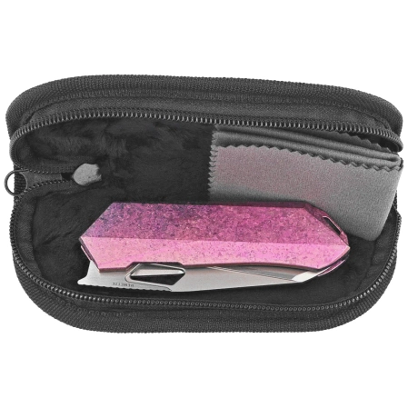 Nóż składany Remette Woodpecker Crystal Purple Titanium, Hand Grinding Pearlescent M390 (RTWP-IP)