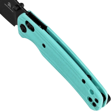 Nóż składany Bestechman Cicada's Wing Light Blue G10, Black PVD 10Cr15MoV (BMK06J)