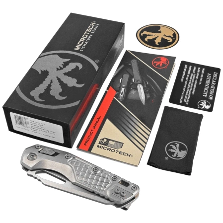 Nóż składany Microtech MSI S/E Ram-Lok Marfione Select Frag Titanium, Bronze HW, Stonewashed M390MK by Tony Marfione (210-10FRMS1)