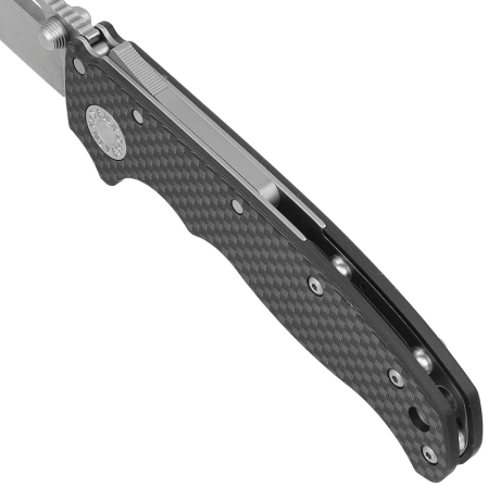 Demko AD20.5 Clip Point Knife Carbon Fiber, Stonewashed CPM S35VN by Andrew Demko (205-S35-CPCF)