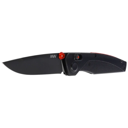 ANV A100 BB Knife Black GRN, Black DLC Sleipner (ANVA100-019)
