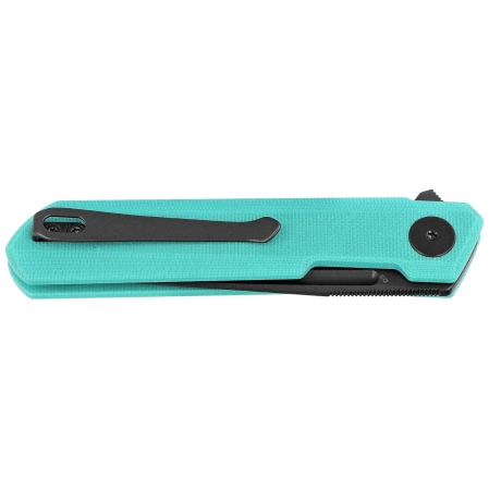 Nóż składany Bestechman Mini Dundee DD Light Blue G10, Grey PVD D2 by Ostap Hel (BMK08E)