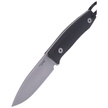 LionSteel Bushcraft G10 Black, Fixed Satin Blade (M1 GBK)