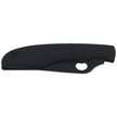 Spyderco Grasshopper Black / Black Blade Plain Knife (C138BKP)