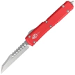 Nóż automatyczny OTF Microtech Ultratech Warhound Signature Red Aluminium, Stonewashed by Tony Marfione (119W-10RDS)
