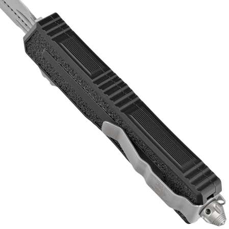 Nóż automatyczny OTF Microtech Scarab II Gen III D/E-S Black Aluminium, Stonewashed M390MK by Tony Marfione (1180-10)