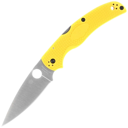 Nóż składany Spyderco Native Chief 2 Lightweight Salt Yellow FRN, Satin MagnaCut by Sal Glesser (C244PYL)