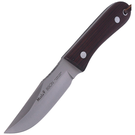 Muela Bison-9NL Palisander Wood Knife, Satin X50CrMoV15