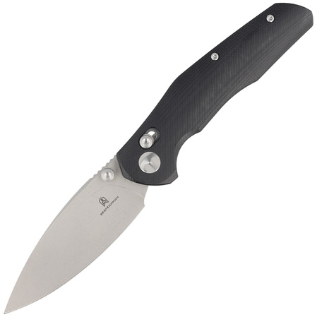 Nóż składany Bestechman Ronan Black G10, Stonewashed 14C28N (BMK02D)