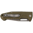 Fox New Smarty CP Automatic Knife OD Green Aluminum, Stonewashed N690Co by Stefano De Lorenzi (FX-503 ALOD)