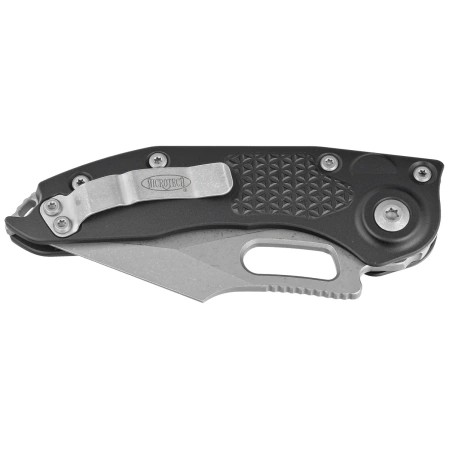 Microtech Stitch-A S/E Black Aluminum, Apocalyptic M390MK by Borka Blades and Tony Marfione Knife (169-10AP)