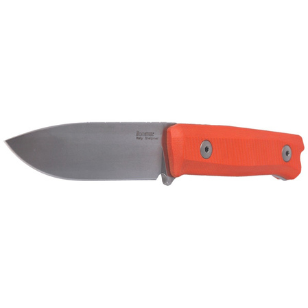 Nóż LionSteel Bushcraft G10 Orange, Stone Washed (B40 GOR)