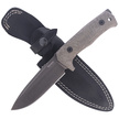 Nóż LionSteel Tactical Green Canvas Micarta, PVD / Stone Washed Niolox by Molletta (T5B CVG)