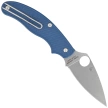 Nóż składany Spyderco UK Penknife Cobalt Blue FRN, Satin Plain CPM SPY27 by Sal Glesser (C94PCBL)