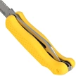 Nóż składany żeglarski MAC Coltellerie Boat 2 Yellow PP/TPE,  Satin W 1.4034 (MC BOT2.Y)
