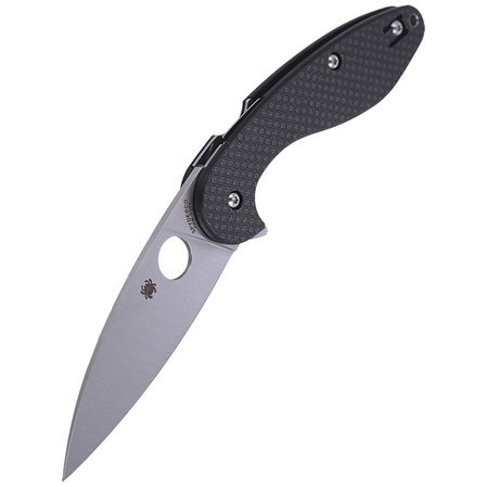 Spyderco Silverax Carbon Fiber/G10 Laminate, Satin CPM S30V by Paul Alexander (C228CFP)