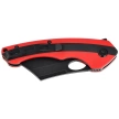 Bestech Knife Skirmish Red /  Black G10, Black Stonewashed D2 (BG44D)